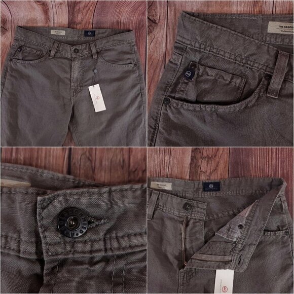 *READ* AG Adriano Goldschmied Mens Sz 31x33.5 The Graduate Tailored Leg Jeans - Picture 3 of 11